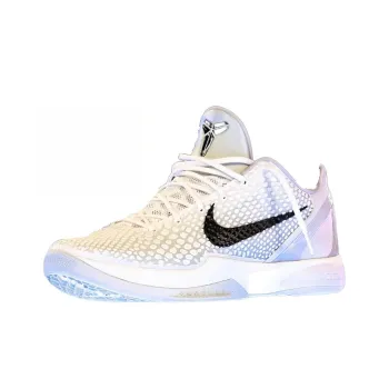 Nike Zoom Kobe 6 Protro PE Durable Breathable Low Top Basketball Shoes Men's White