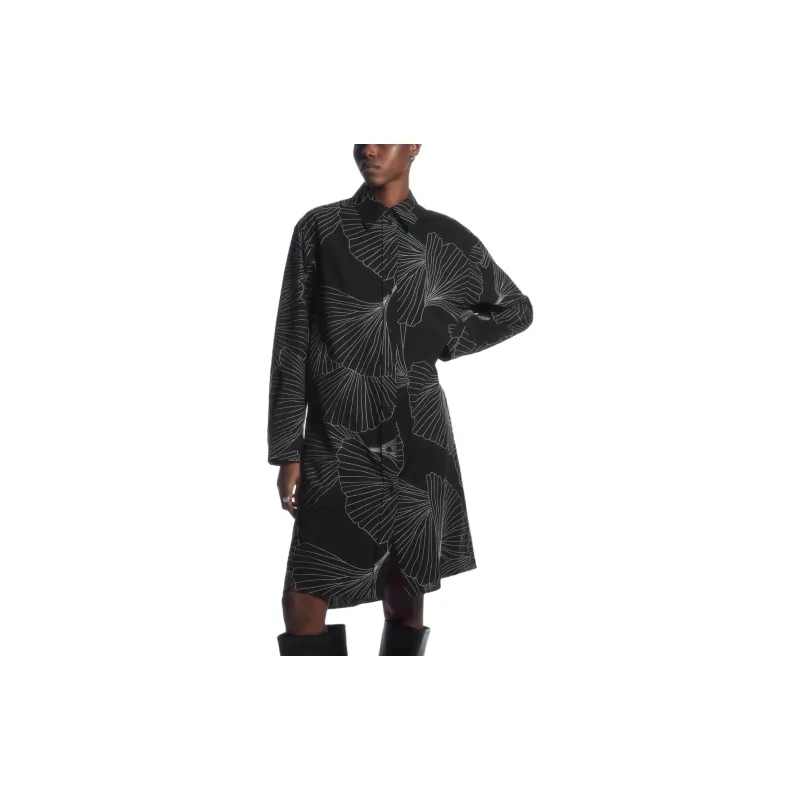 COS Long Sleeved Dresses Women's Black-1