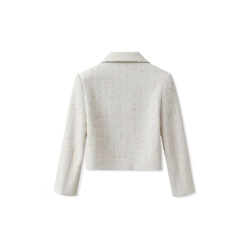 CHARM PICK Jackets Coats Women's White-1