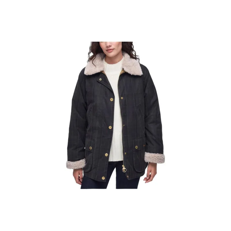 BARBOUR Swainby Waxed Jacket Jackets Coats Women's Black-2