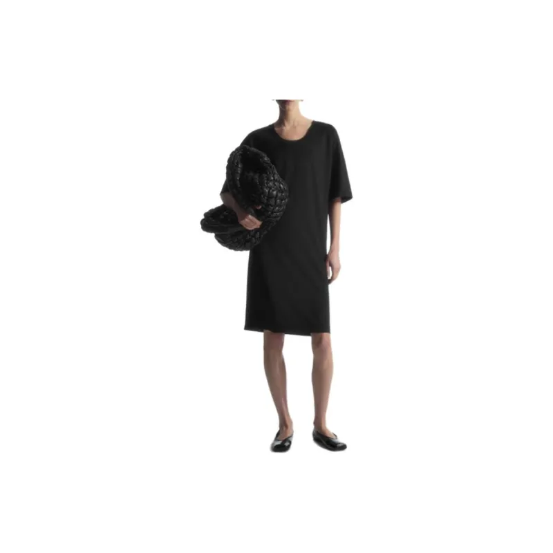COS Short Sleeved Dresses Women's Black-1