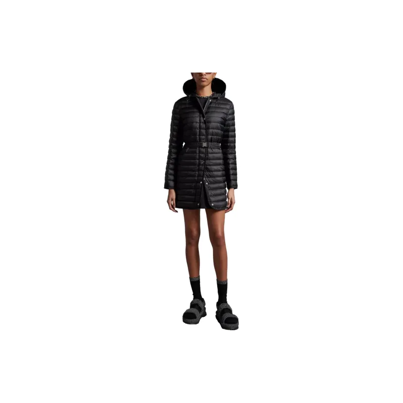 Moncler Oredonne Long Down Jacket Down Jacket Coat Women's Black-3