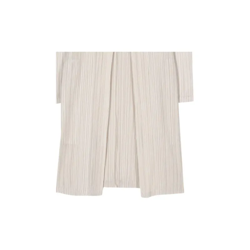 PLEATS PLEASE ISSEY MIYAKE February Single-breasted Coat-3