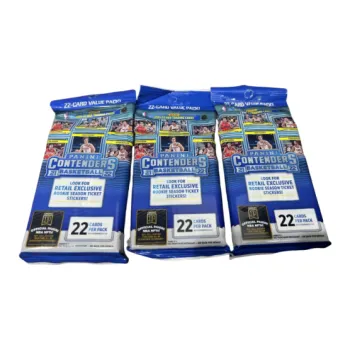 PANINI 2021 22 CONTENDERS Ball Game Ticket FAT BOX Three Pack Set Basketball Card Sports Cards Single Bag/2 Pack/3 Pack