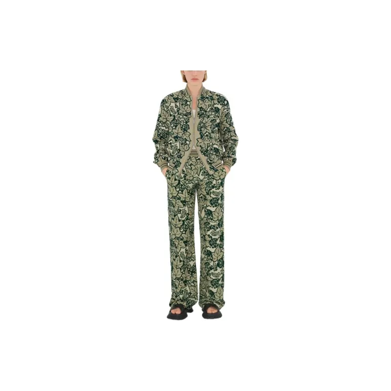 Burberry Ivy Leaf-print Silk Bomber Jacket-2