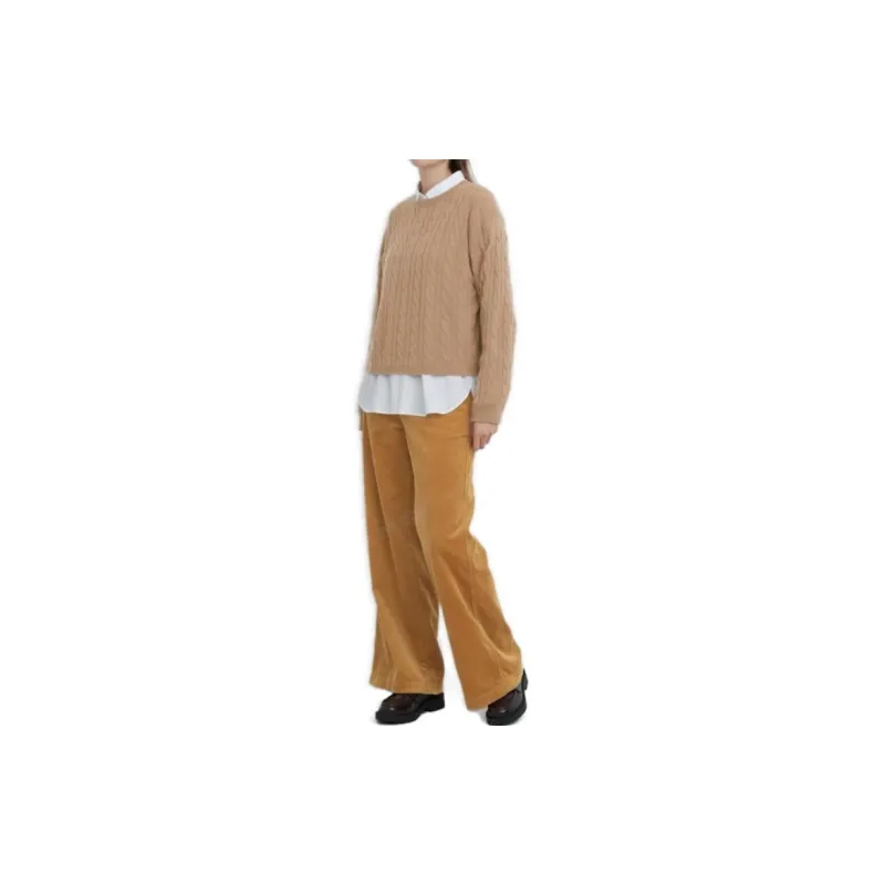 UNIQLO X Clare Waight Keller Co branded Collection Cashmere Sweaters Women's Dark Beige-3