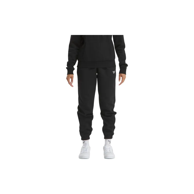 Reebok Identity Small Logo Fleece Jogger Casual Pants Women's Black-2