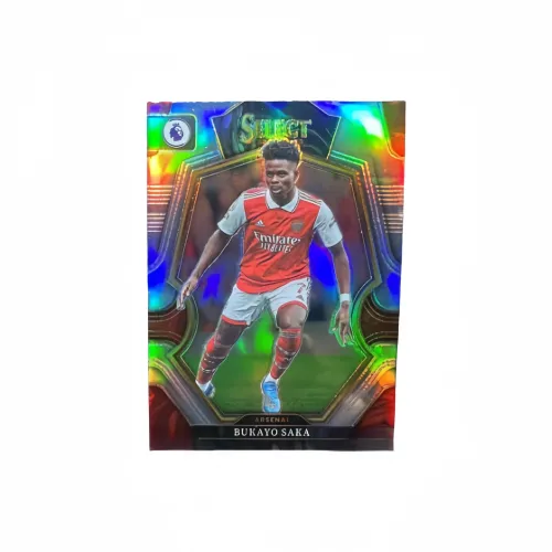 PANINI Premier League SELECT England Arsenal Saka Silver Foil Soccer Player Card Condition Guaranteed Sports Cards 1 Pc
