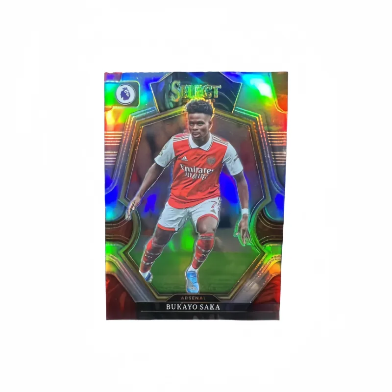 PANINI Premier League SELECT England Arsenal Saka Silver Foil Soccer Player Card Condition Guaranteed Sports Cards 1 Pc-0
