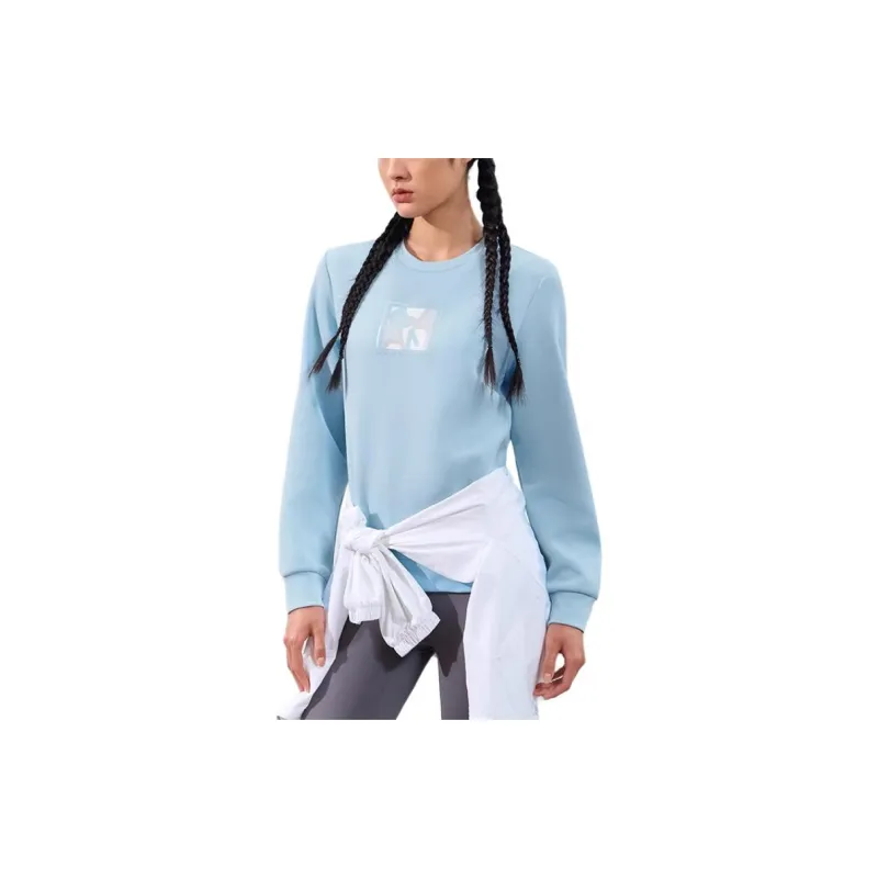XTEP Variety Training Collection Sweatshirt Women's Azure Blue-4