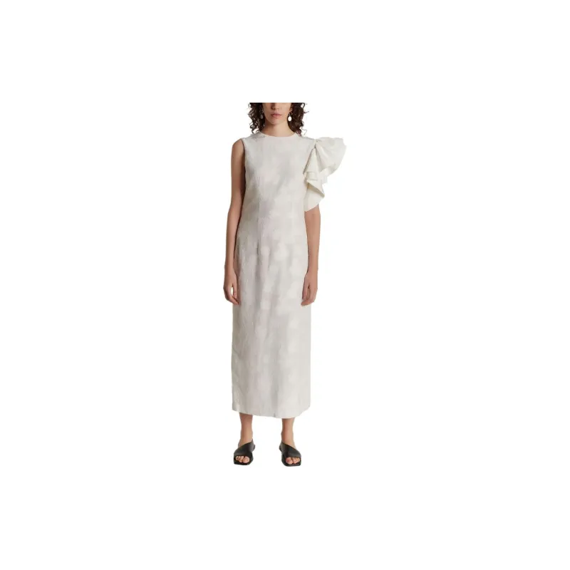 DESTREE Franz Ruffle detailing Dress-1