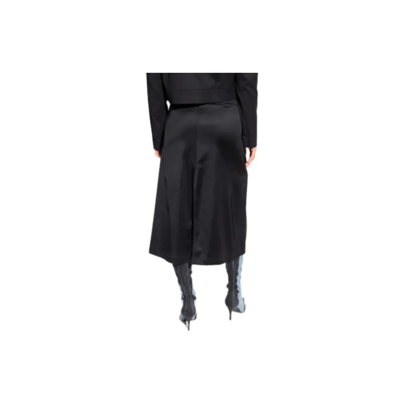 DIESEL Casual Long Skirt Women's Black-2
