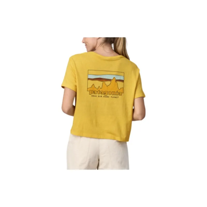 Patagonia Responsibili Tee Drop Shoulder Sleeve T Shirt Women's-17