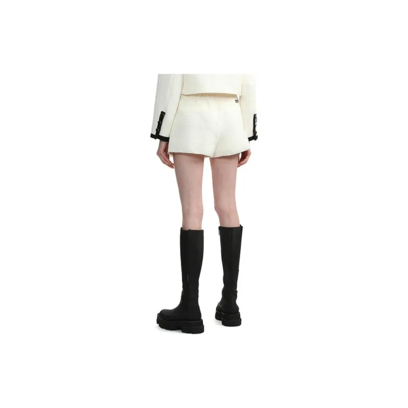 MUSIUM DIV Logo Tag Mini shorts-3