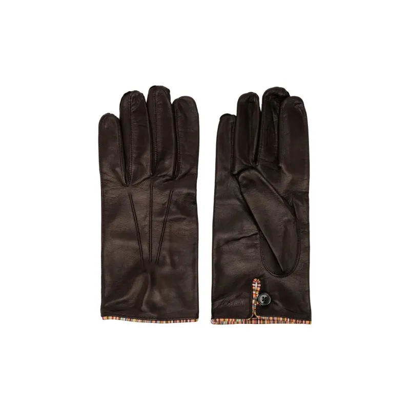 Paul Smith Striped Pipine Gloves-1