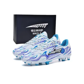 Goku Frieza FG Rubber Long Studs Artificial Ground Cushioned Slip Resistant Abrasion Resistant Soccer Shoes Unisex