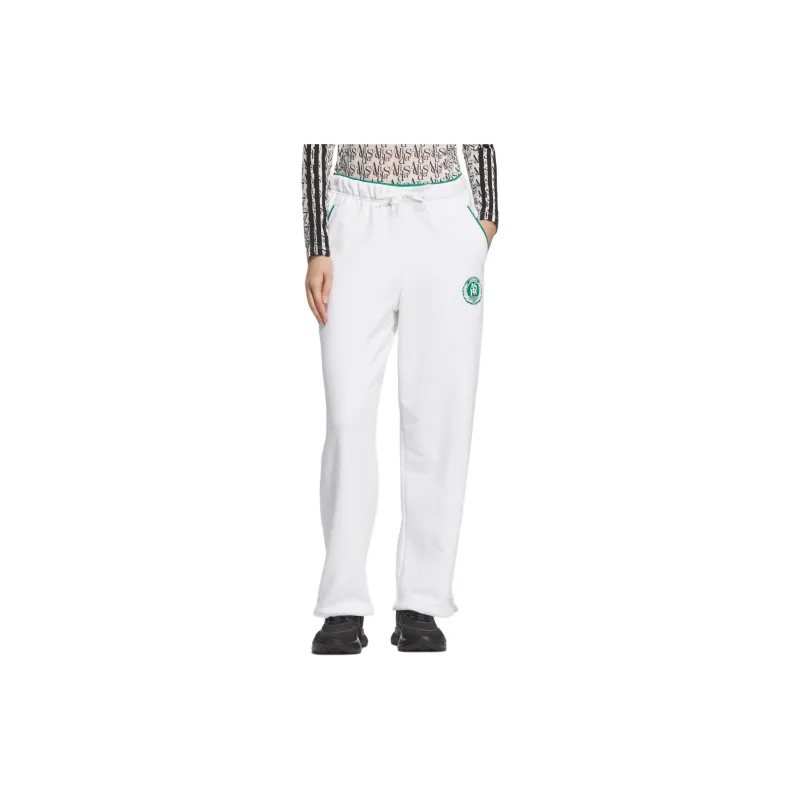 Adidas W Verbiage Pt1 Knitted Sports Pants Women's White-2