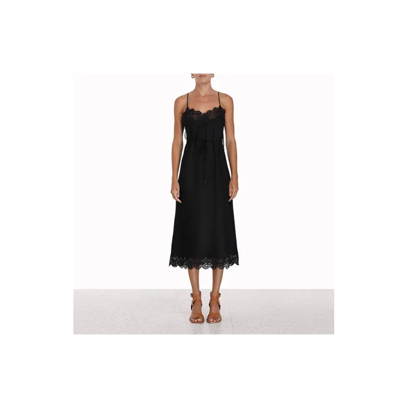 Tama X Zimmermann Slip Dresses Women's Black-1