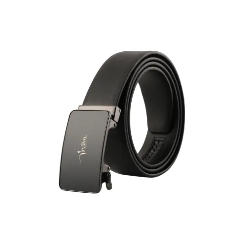MILLIE'S Cow Split Leather Leather Belts Men's Width: 3.5cm