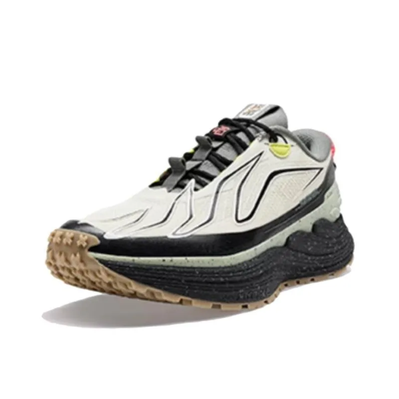 XTEP Wind And Fire Generation 28 Cushioned Slip-Resistant Low-Top Running Shoes Men's Gray Black Green-2