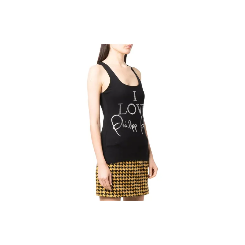 PHILIPP PLEIN Crystal embellished Tank Top-3