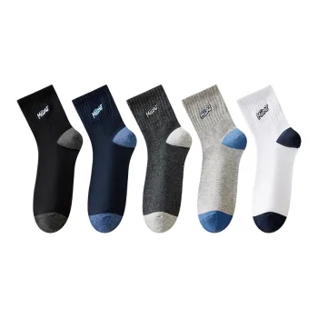 MIIOW Mid-Calf Socks Men's 5 Pack