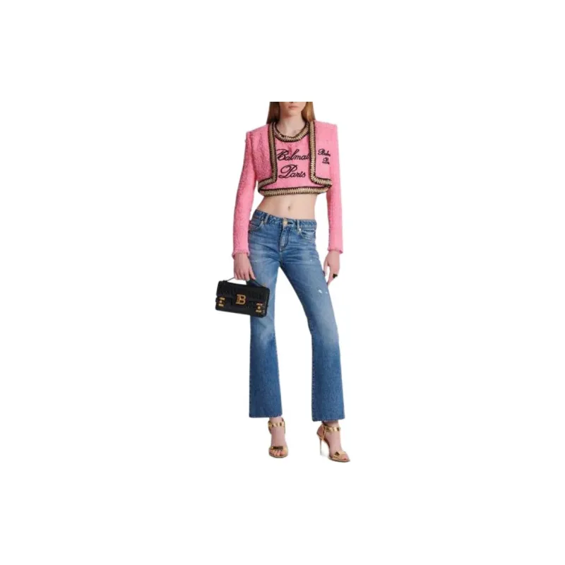 BALMAIN Flared Denim Jeans-1