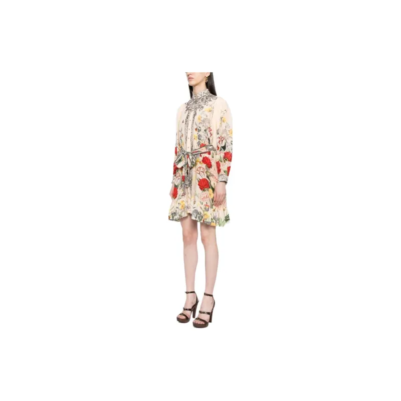 Camilla Printed Belted Shirtdress-3