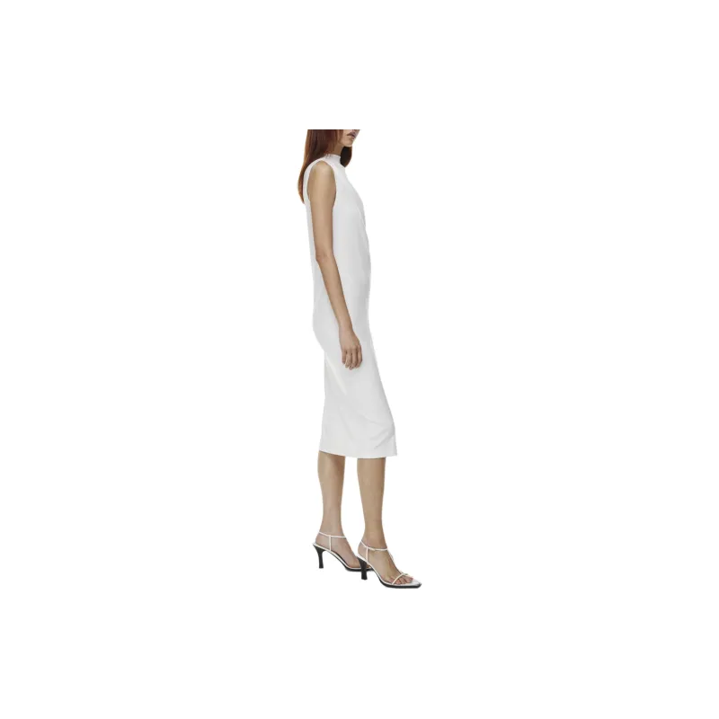 ARITZIA Babaton Boardroom Dress Sleeveless Dress Women's White/White-3