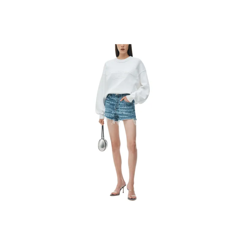 Alexander Wang All Over Logo Shorts-1