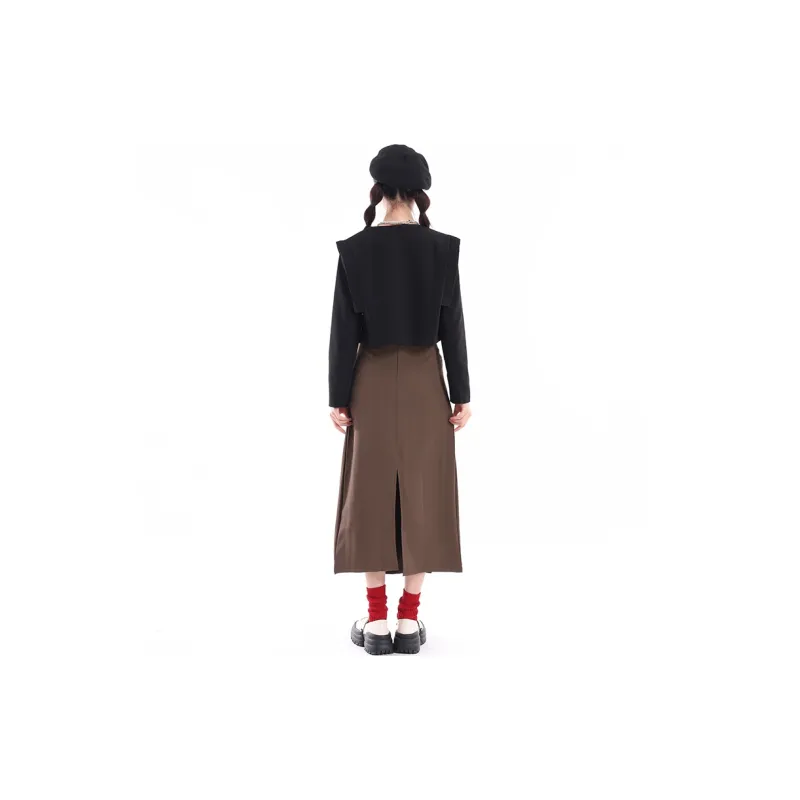 ZVJH Casual Long Skirts Women's-8
