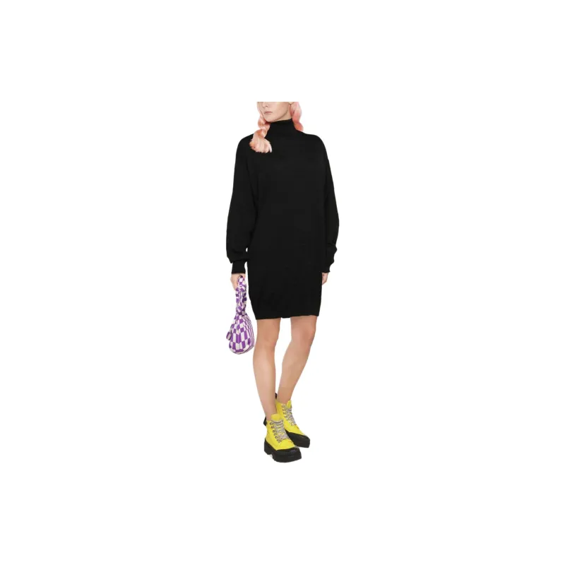 MOSCHINO Teddy Bear Intarsia knit Mini Dress-1