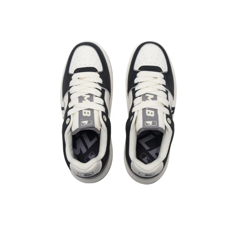 MLB Chunky Liner Anti Slip Wear Resistant Low Top Skateboard Shoes Unisex Black-2