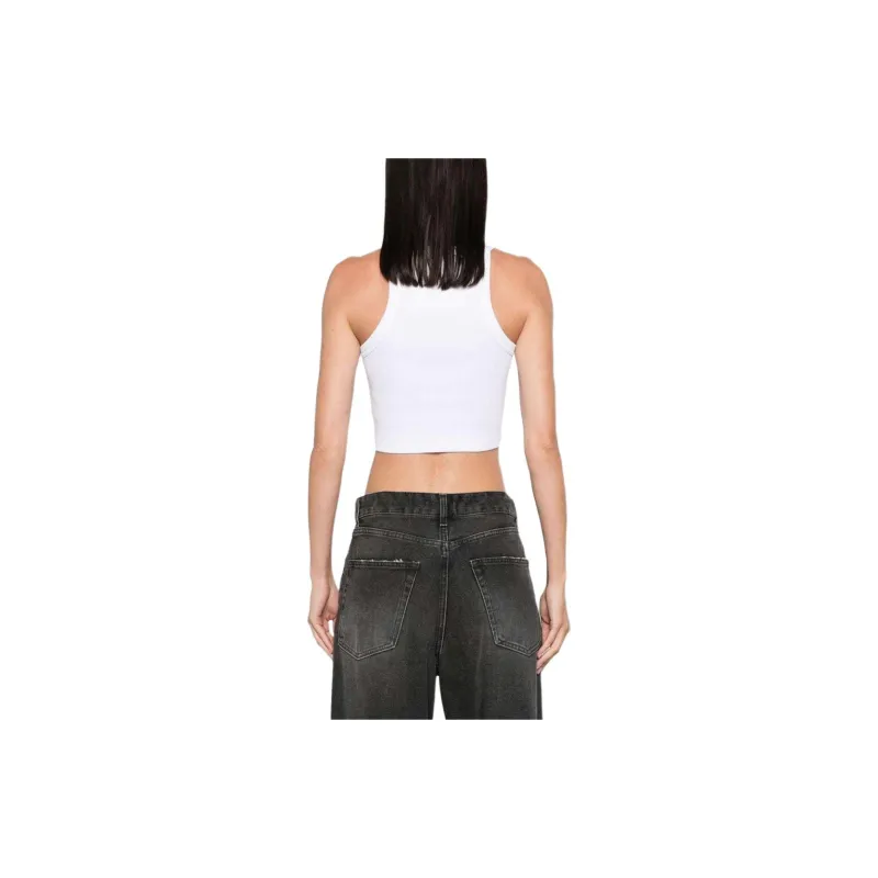 Givenchy Cropped Tank Top 'White'-2