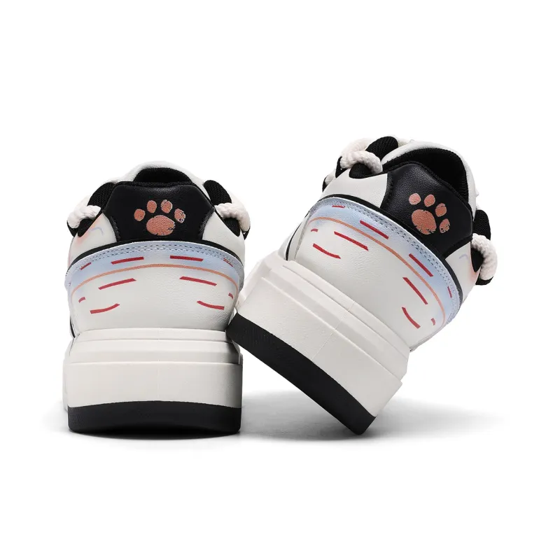 TALKING TOM Slip-Resistant Cushioning Wear-Resistant Low-Top Skateboard Shoes Unisex-12