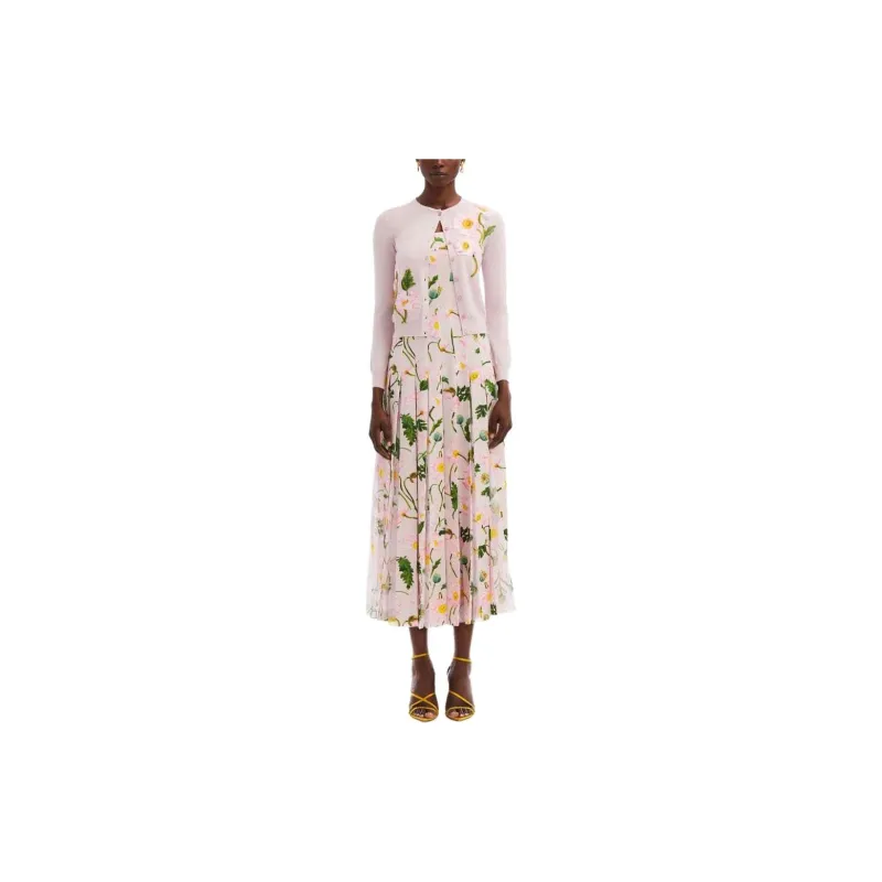 Oscar De La Renta Floral embellished Cardigan-1