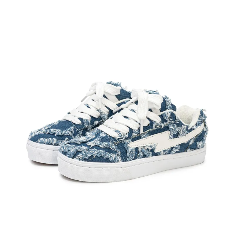 HUANAI Low Top Skateboard Shoes Unisex Dark Blue-3