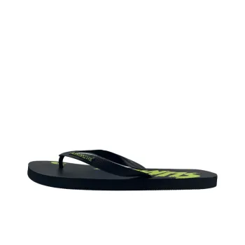 KANTANZHE Quiet Odor Resistant Abrasion Resistant Flip Flops Unisex Black