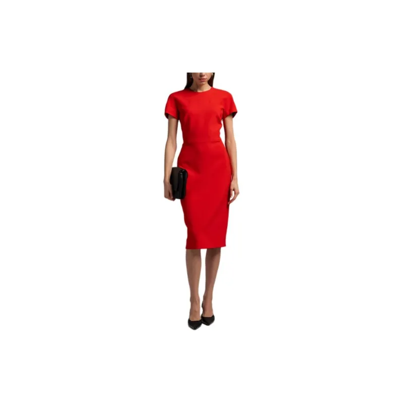 Victoria Beckham Fitted T Shirt Dress-1