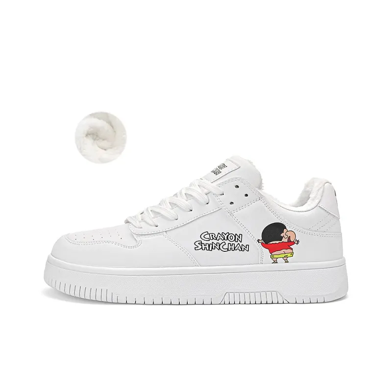 Crayon Shinchan Abrasion Resistant Slip Resistant Low Top Skateboard Shoes-20