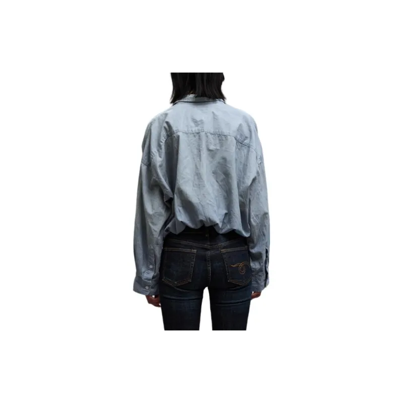 R13 SS24 Shirt Women's Vintage Blue-2