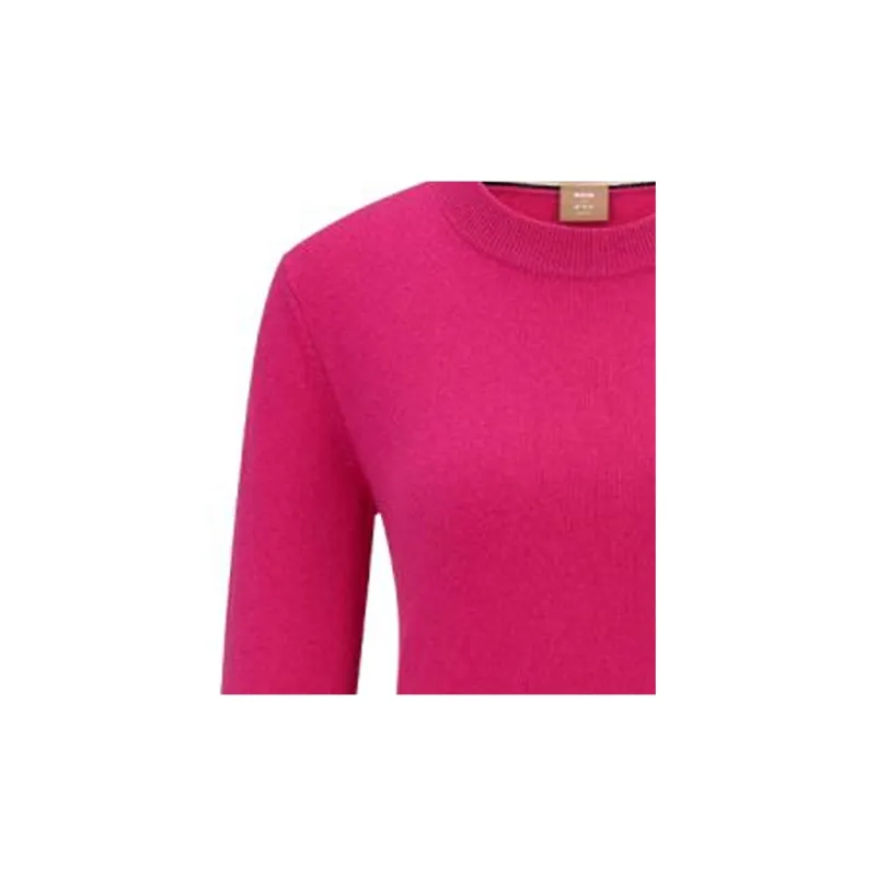 HUGO BOSS Logo plaque Cashmere Jumper-4