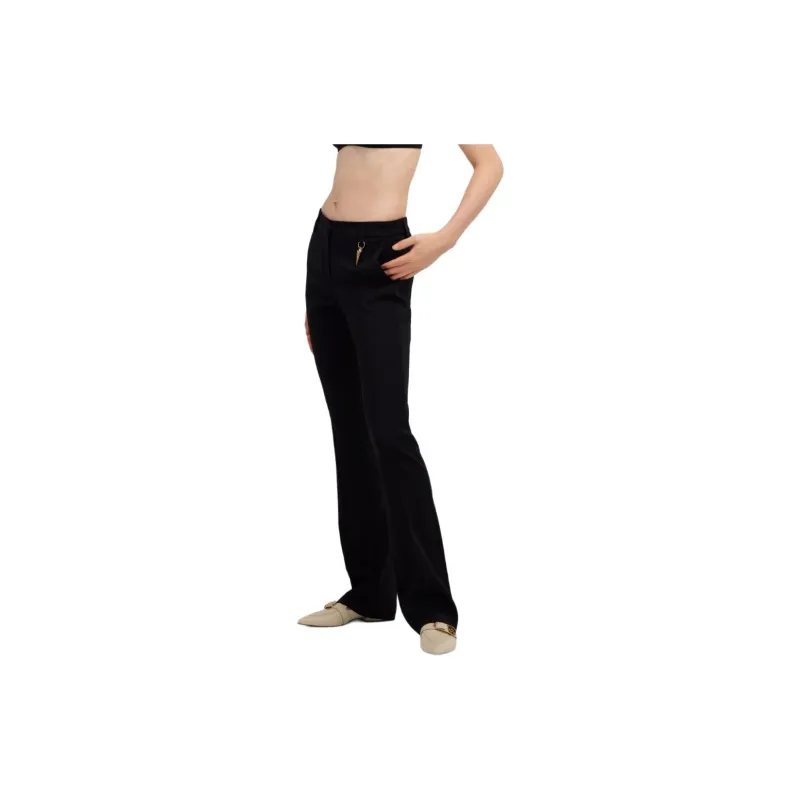 Roberto Cavalli Tiger Tooth Bootcut Trousers-4