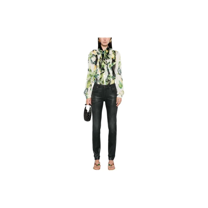 Roberto Cavalli Mid rise Skinny Jeans-1