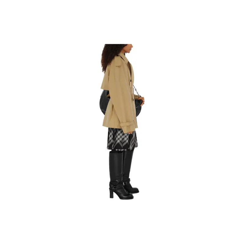 Burberry Cotton Waterproof Trench Coat-5