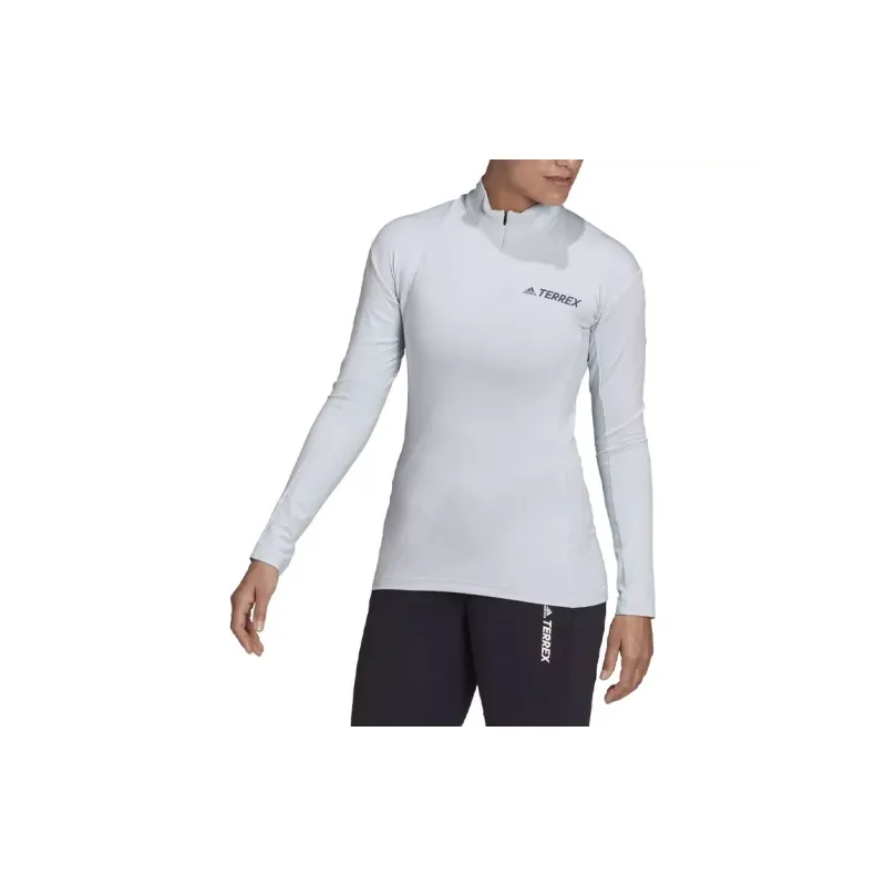 Adidas W XPR LONGSLEEV T-Shirt Women's Light Blue-1