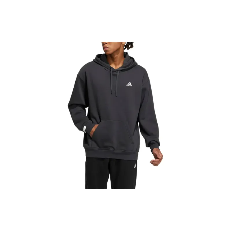 Adidas Sweatshirts Unisex Black Comes With Necklace-1