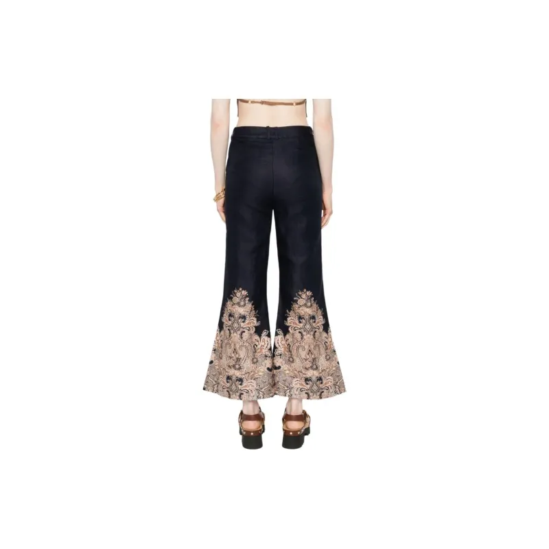 Zimmermann Paisley Printed Flared Pants-2