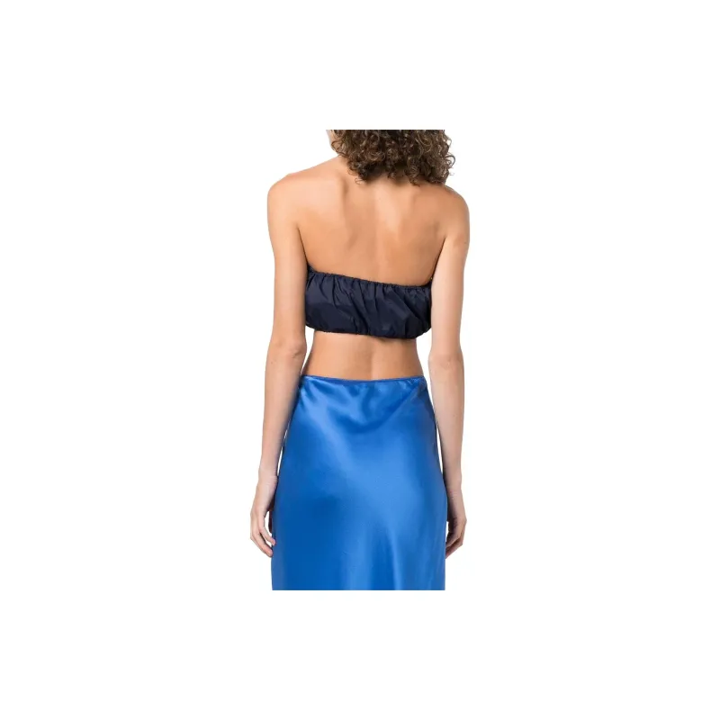 Staud Gigi Drawstring Bandeau Top-2