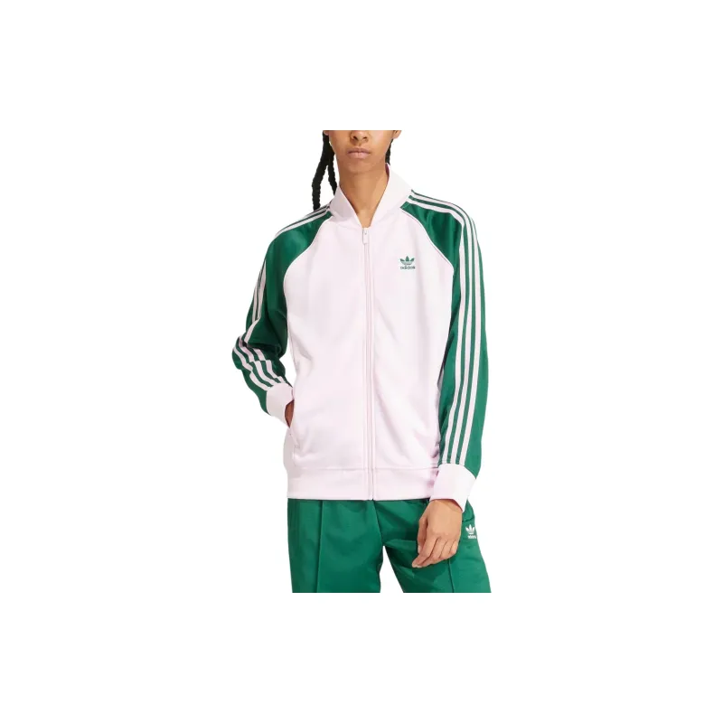 Adidas Adicolor Classics Sst Loose Track Top Baseball Jacket Women's Green-2